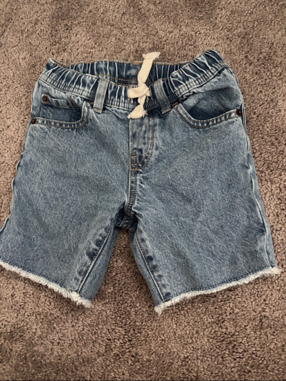 GAP Light Blue Denim Drawstring Waist Shorts